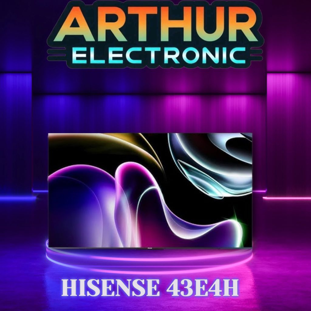 HISENSE 43E4H FHD SMART TV
BEZELESS 43 inch