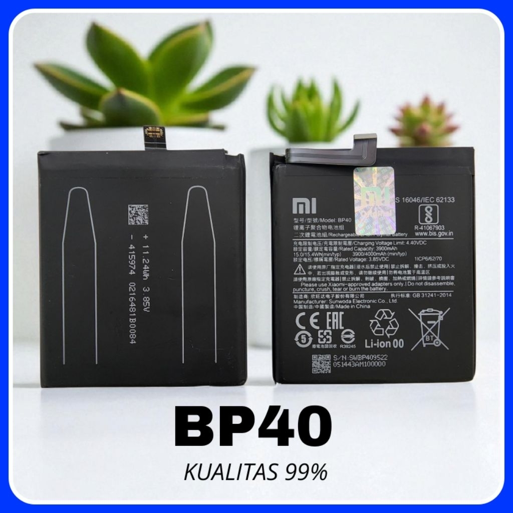 Batre battery Redmi K20 pro BP40