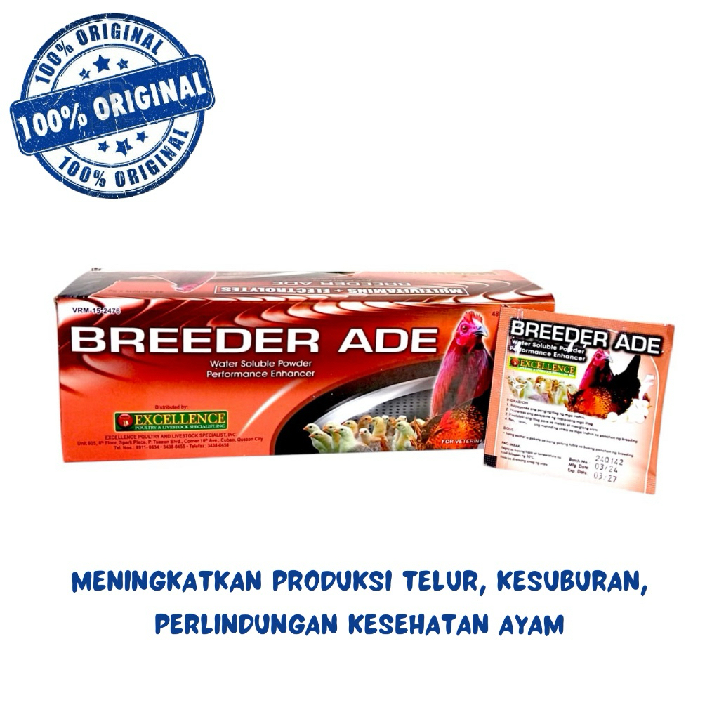 BREEDER ADE 1 SACHET (5G) VITAMIN AYAM BREEDING
