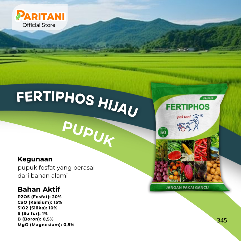 PUPUK FERTIPHOS HIJAU PAK TANI 50KG