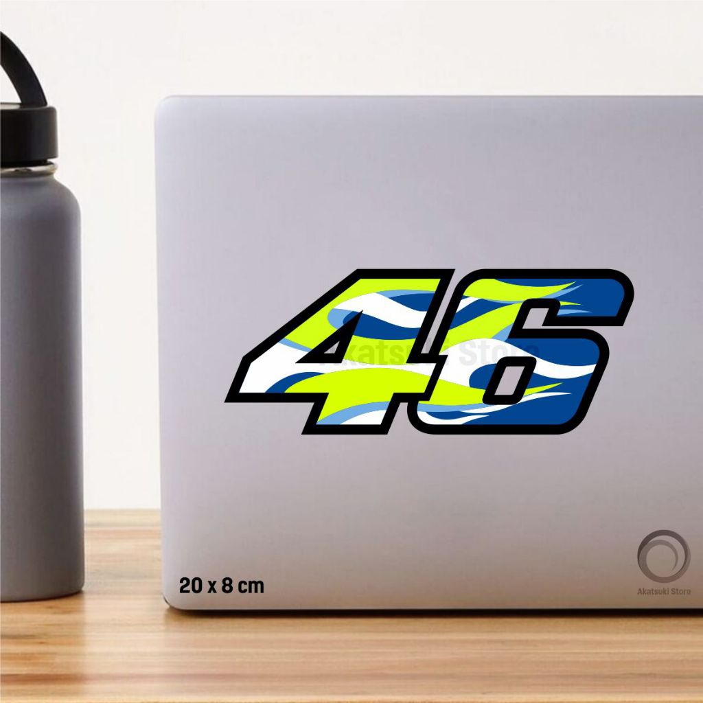 Sticker Stiker Cutting 46 Flame Rossi