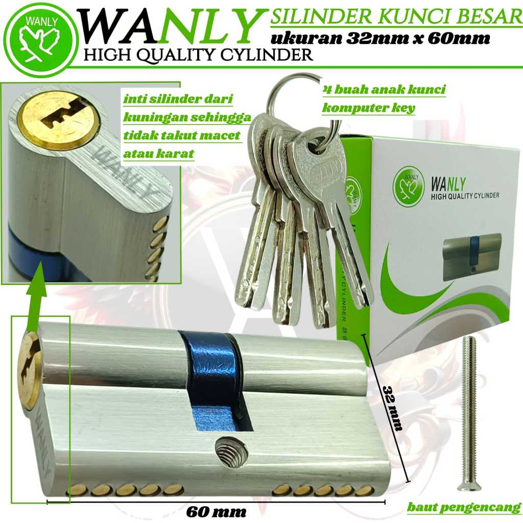 Silinder kunci besar/Cylinder kunci besar WANLY