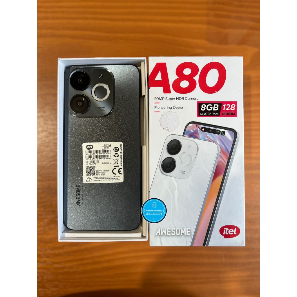 Itel A80 4/128GB SECOND FULLSET GARANSI