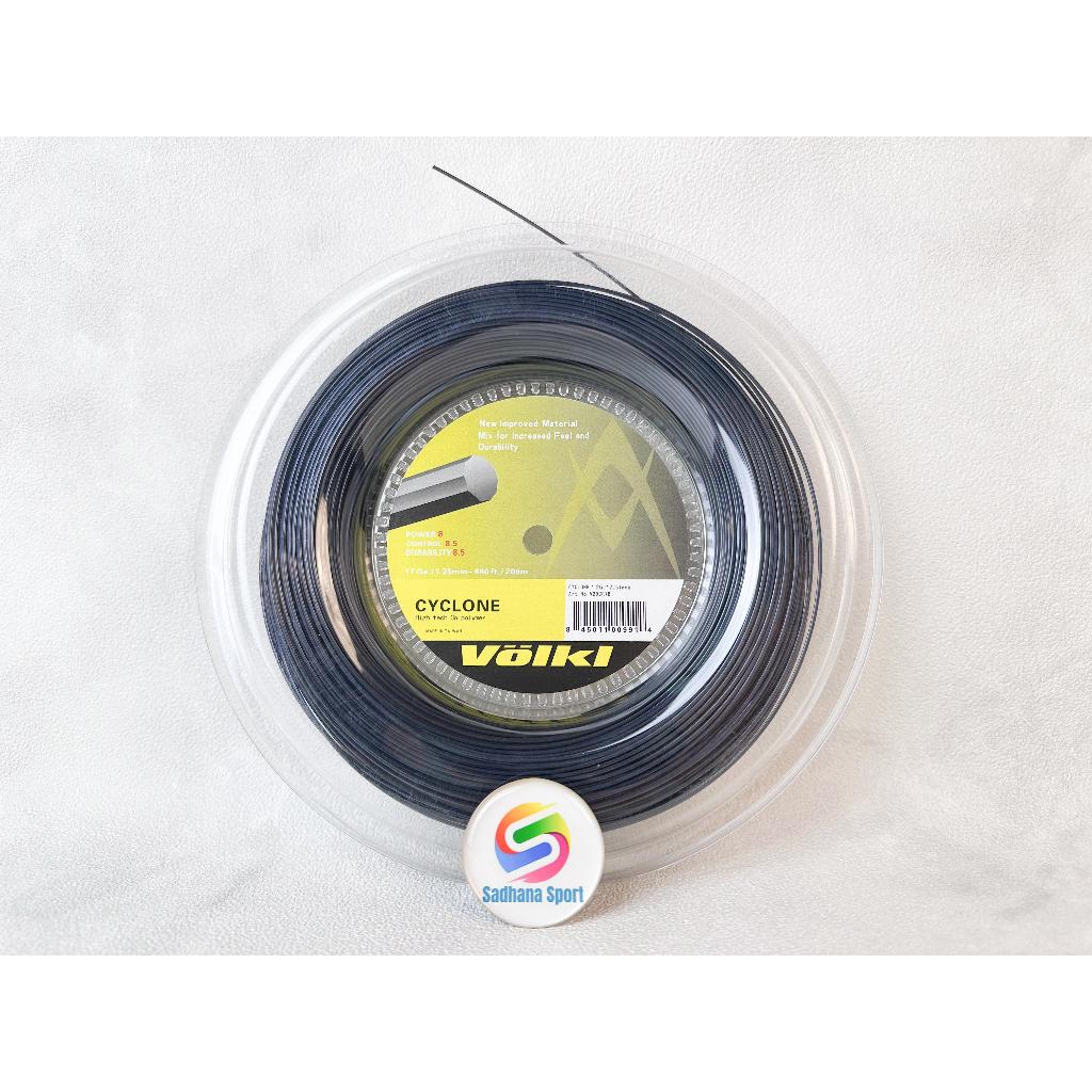 Senar Raket Tenis Volkl Cyclone Hitam 12m