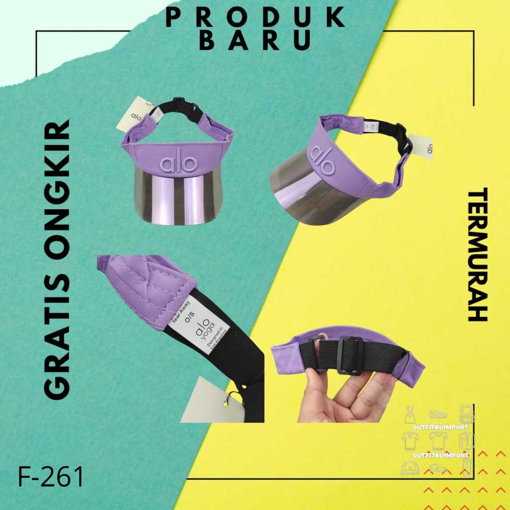 F-261 Topi Solar Visor Lilac