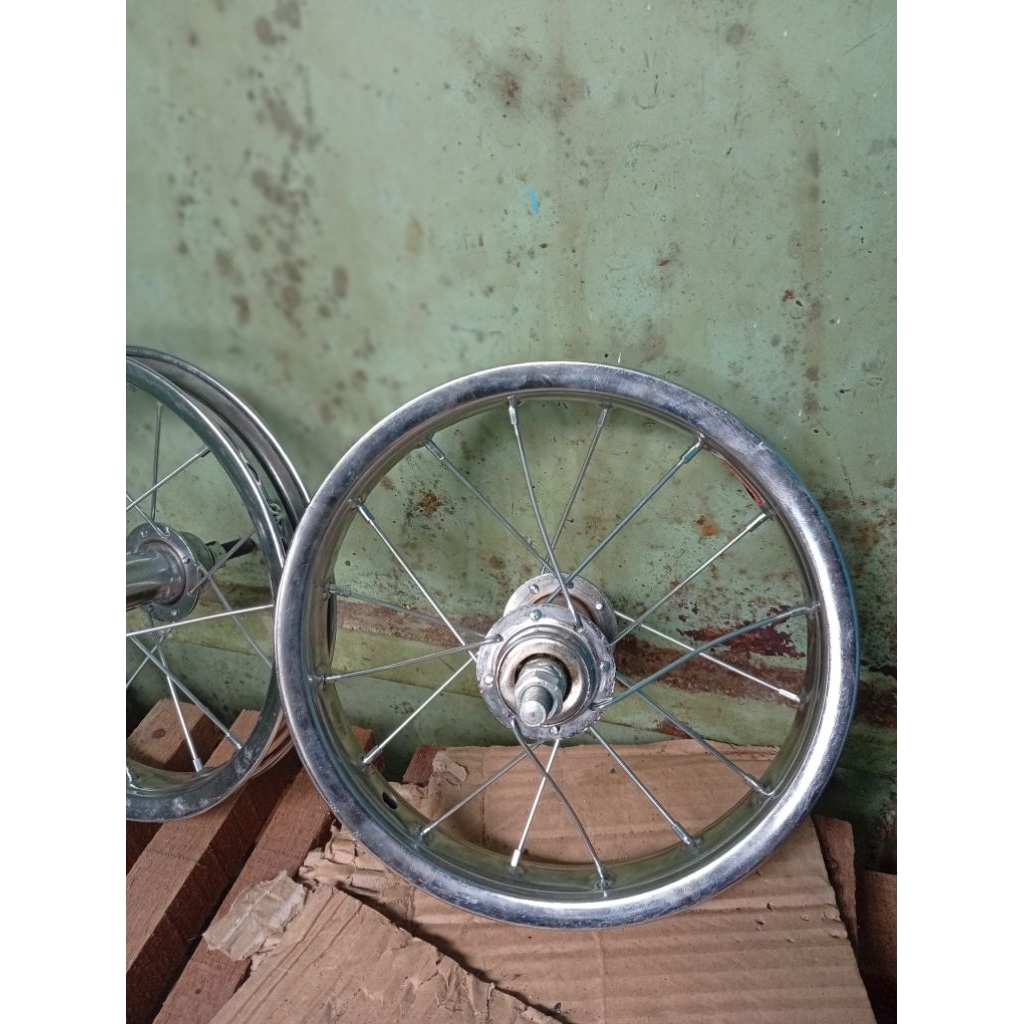 VELG SEPEDA ANAK  / RIM SEPEDA ANAK / LINGKAR SEPEDA ANAK 12 INCH / PELEG SEPEDA ANAK ANAK 12 INCH  