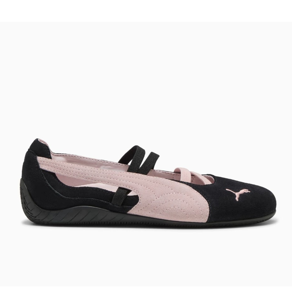 Sepatu Sneakers Wanita Puma Suede Speedcat Ballet Black Mauve Mist Original 401287_02