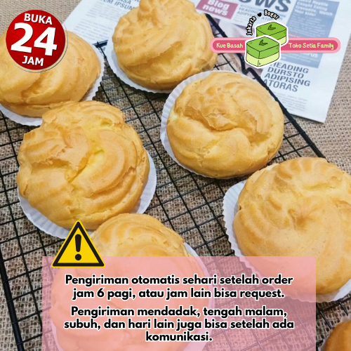 

Kue Subuh / Kue Sus / Kue Soes / Jajanan Pasar Kue Basah Tradisional (Fresh dan Murah)