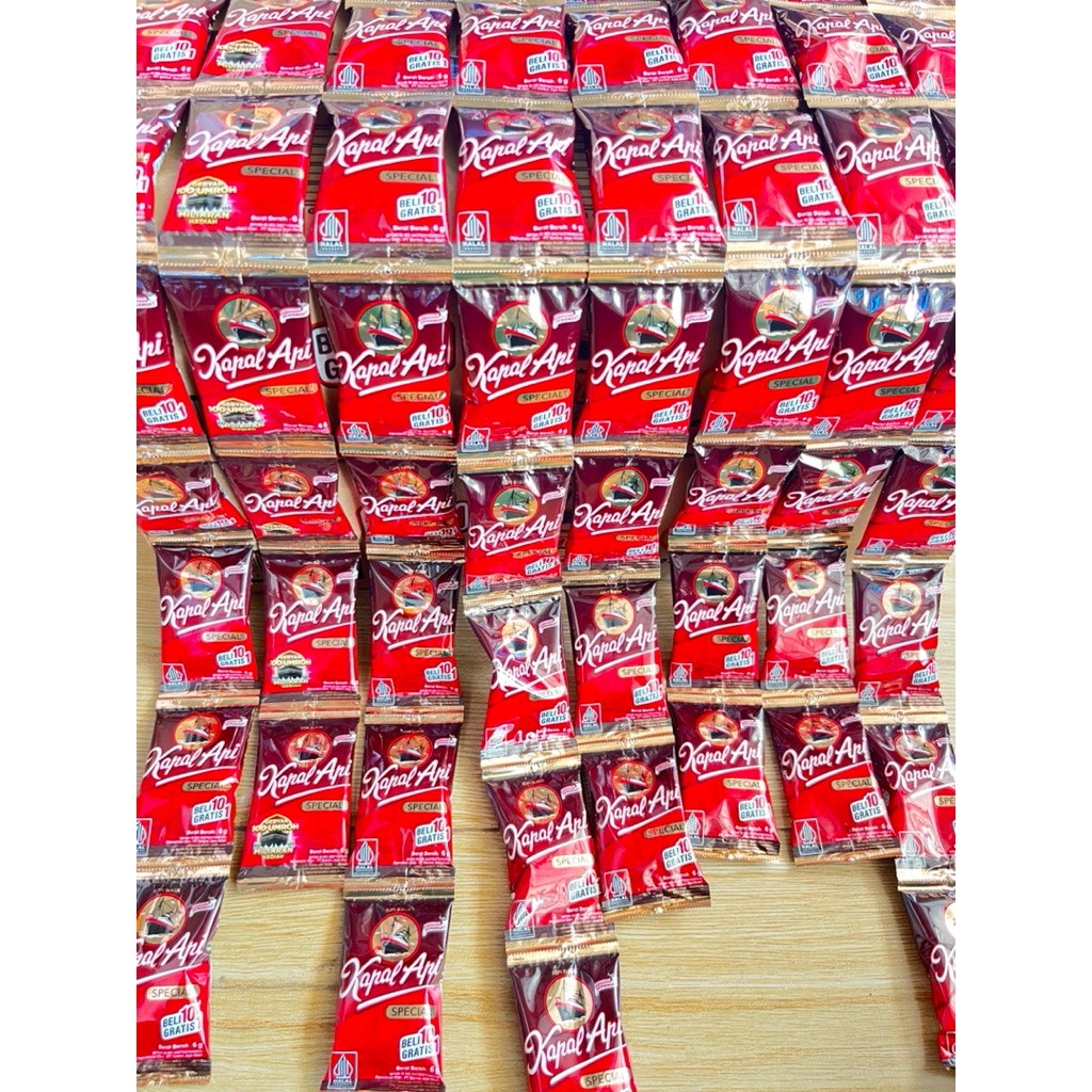 

10 Renteng Kopi Kapal Api Mini Spesial 6 gram