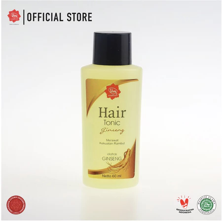 Viva Hair Tonic Ginseng 60ml Memperkuat Rambut || Viva Ginseng Tonic Merangsang Pertumbuhan Rambut