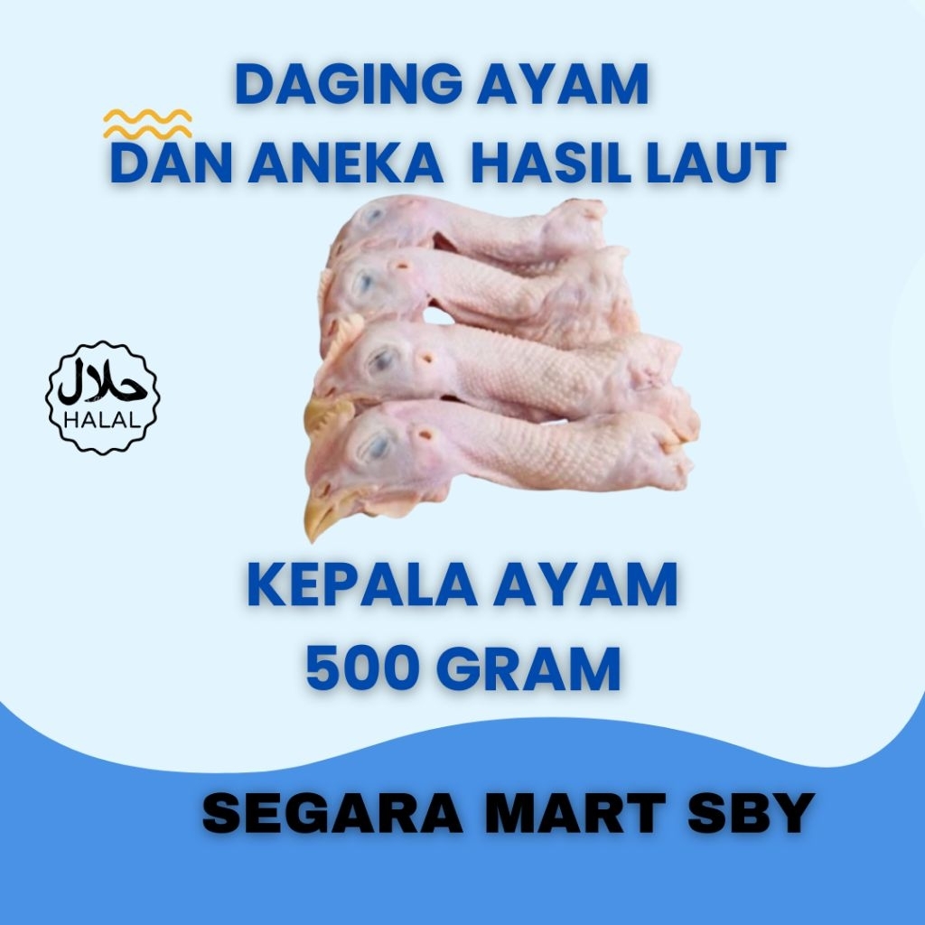 

KEPALA AYAM 500 GR || Segara Mart Sby