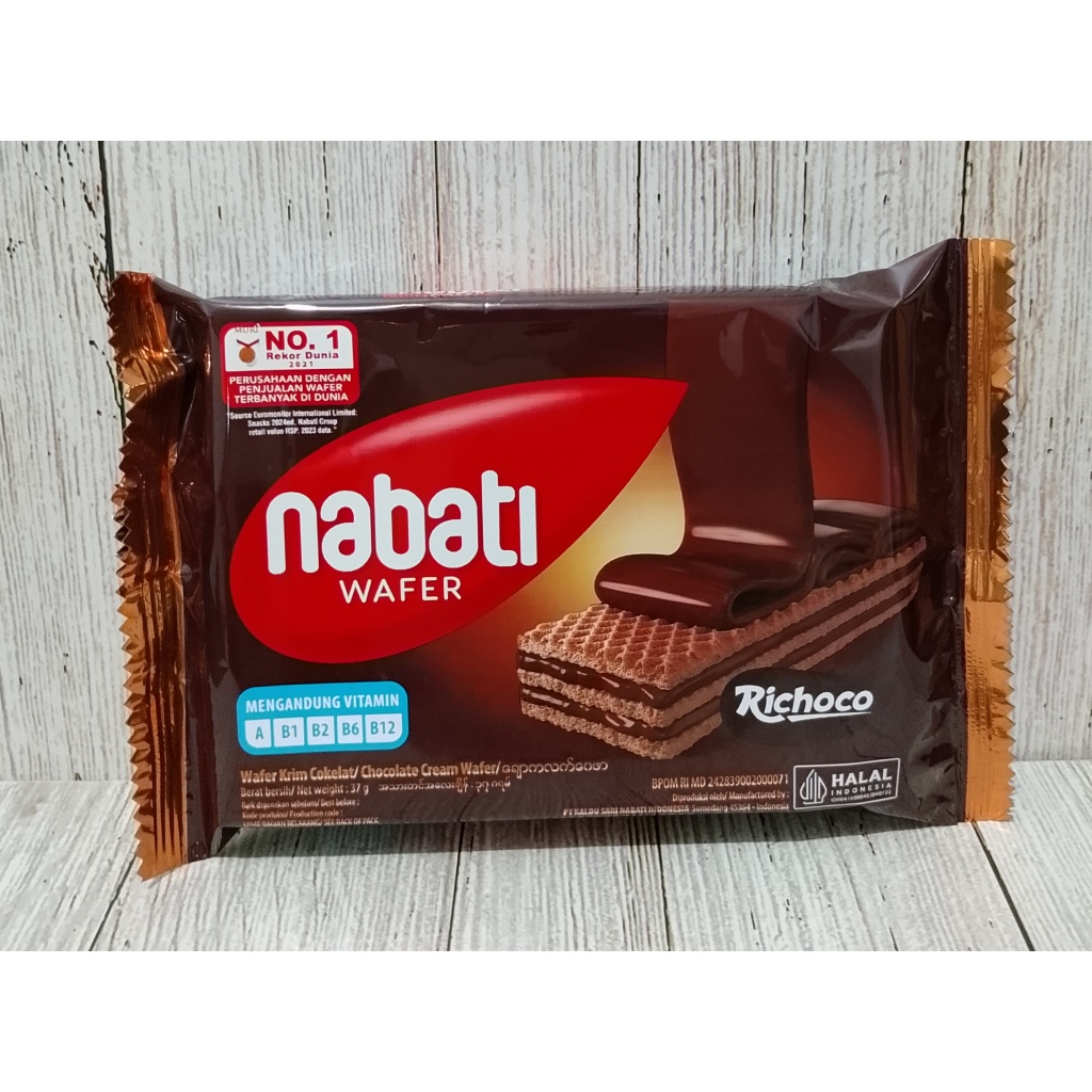 

Richeese Nabati Wafer ALL VARIANT 37GRAM (PER 10 PCS)