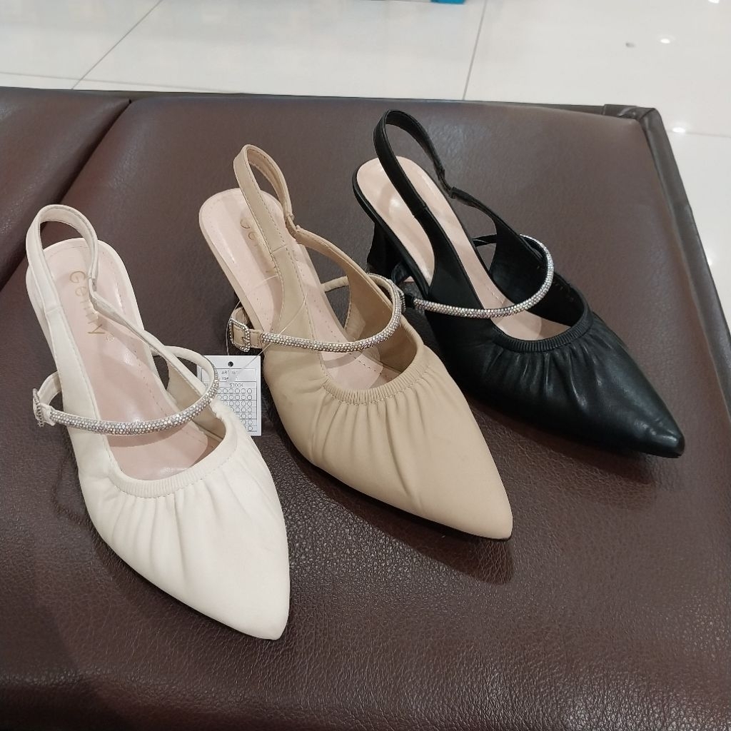 GENNY❗️sepatu wanita heels 7cm ori by matahari