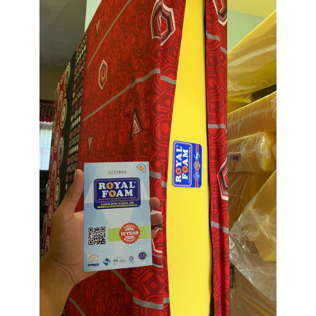 Kasur Busa Royal Foam D16 Original Tebal 20cm 25cm 30cm Single Double Bed Matras Tebal Tahan Kempes 