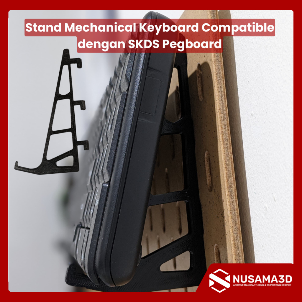 Stand Mechanical Keyboard / Compatible dengan SKDS Pegboard