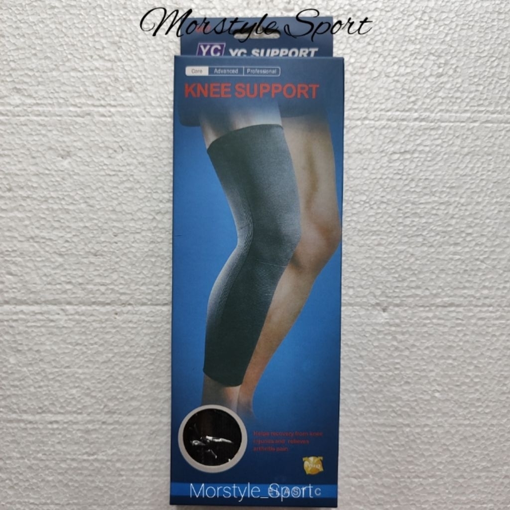 Knee Support YC 667 Deker Pelindung dan Penyangga Lutut Kaki / Engkel Lutut Panjang