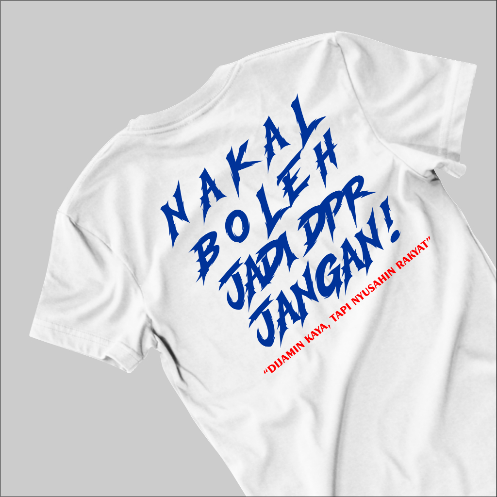 Kaos kritik / Tshirt Pancasila / Baju Kata Kata / Tshirt Kritik pemerintah / Sindiran Politik