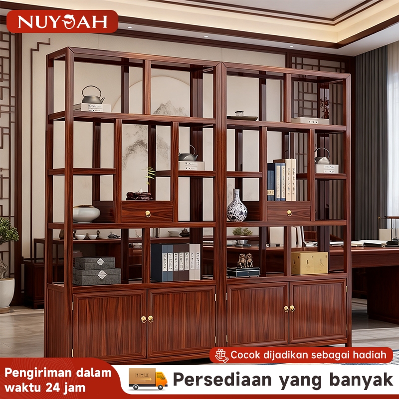 Rak Penyimpanan/Rak Penyimpanan Kantor/Lemari Pajangan/Lemari Pajangan Kayu Solid/Rak Penyimpanan Mo