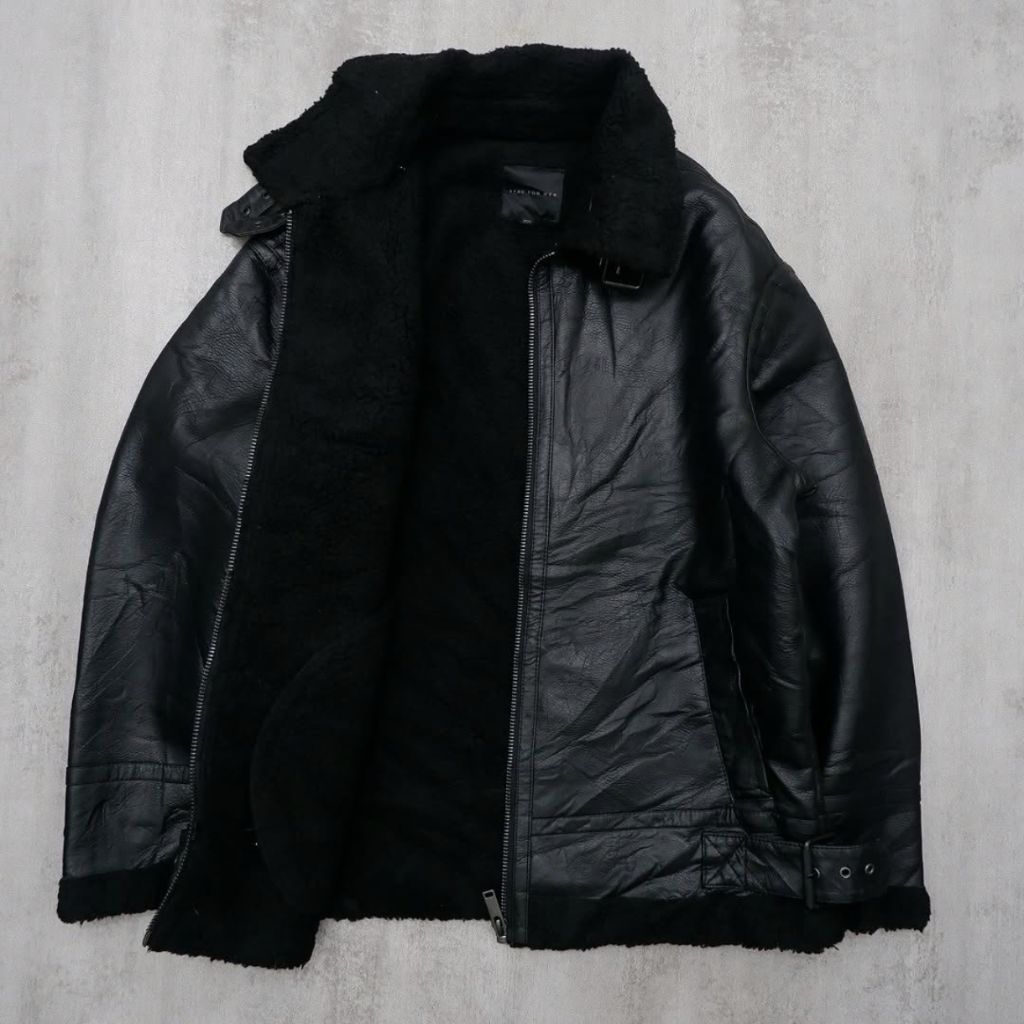 SPAO Faux Leather Jacket Size XL