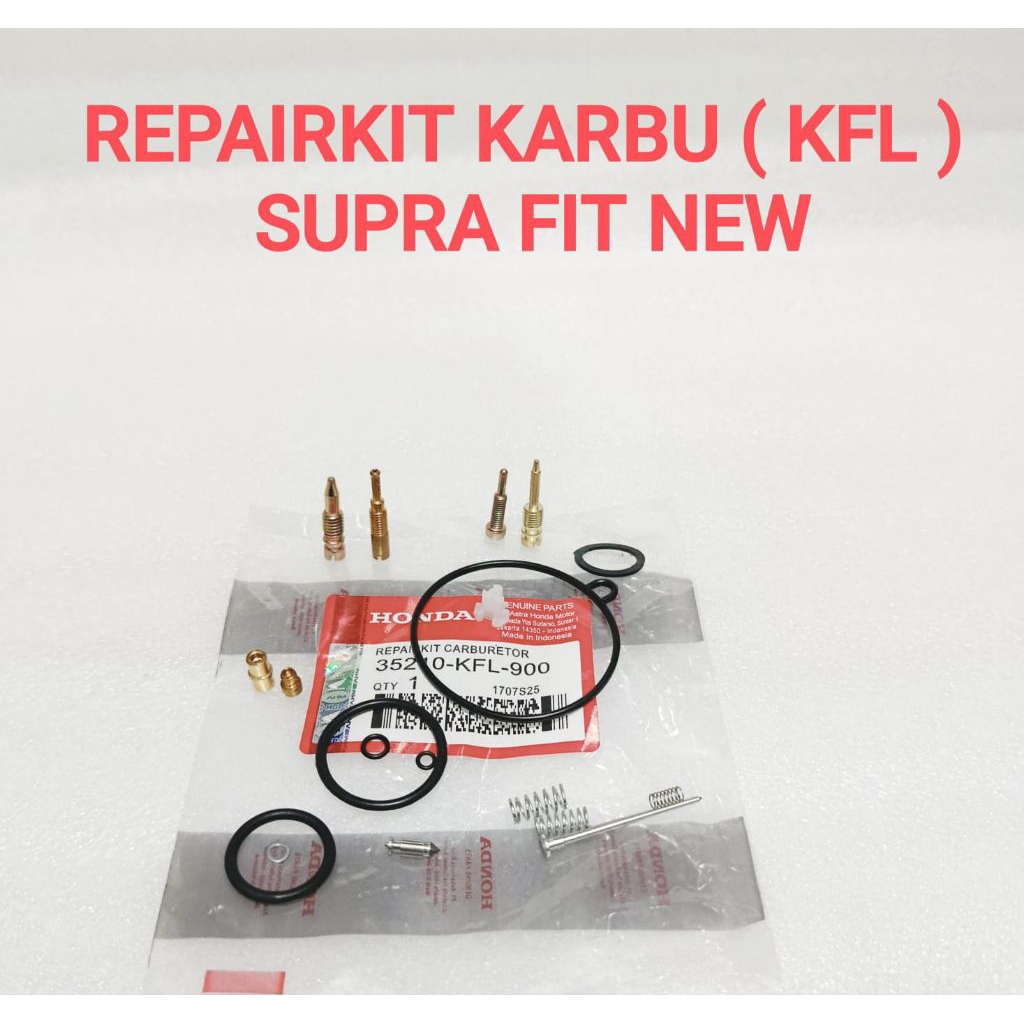 REPARKIT KARBU ( KFL ) SUPRA FIT NEW REVO LAMA REPAIRKIT KARBURATOR DALEMAN KARBU HIGH QUALITY