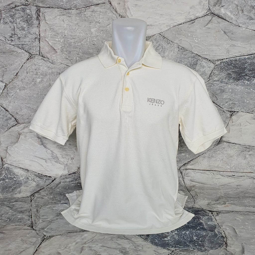 Baju Kaos Polo KENZO Jeans - Size M / LD 52 cm - Original - Second