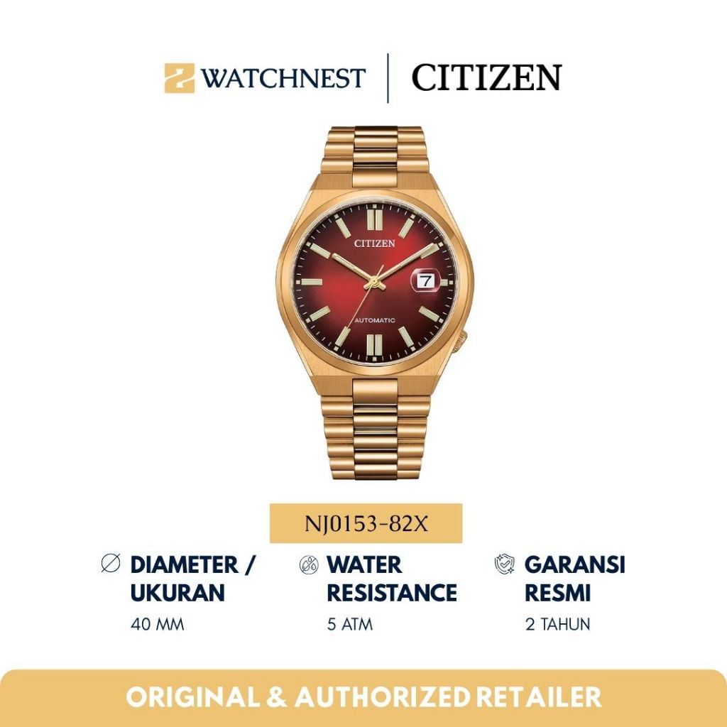 Jam Tangan Pria CITIZEN 'TSUYOSA' NJ0153-82X Original Garansi Resmi 2 Tahun