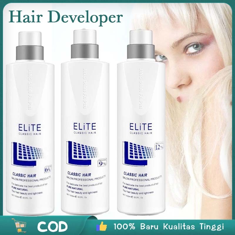 1000 ML Emulsi Hidrogen Peroksida Professional - Oxydant Cat Rambut Cream Developer Untuk Keratin Ca