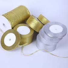 

[HARGA PER ROLL] PITA METALIK GOLD SILVER 20 YARD 0.5 INCH, 3/4 INCH, 1 INCH