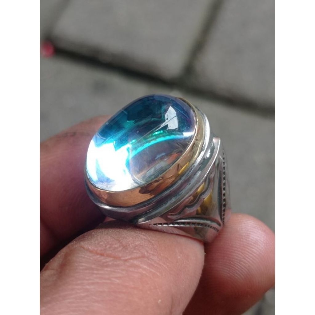 cincin batu kalimaya india mban tanam monel natural