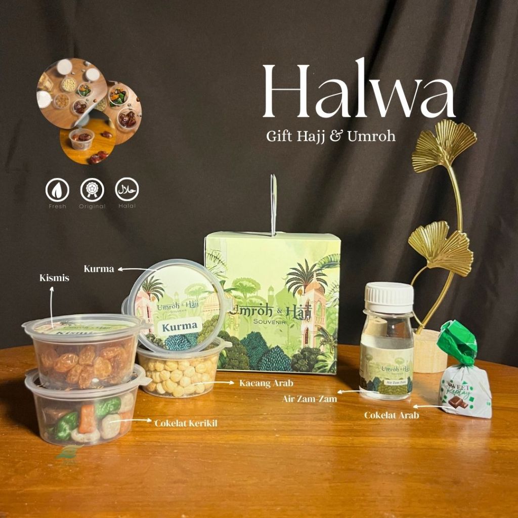 

Paket Ibadah Oleh-Oleh Haji & Umroh Lengkap - HALWA Series