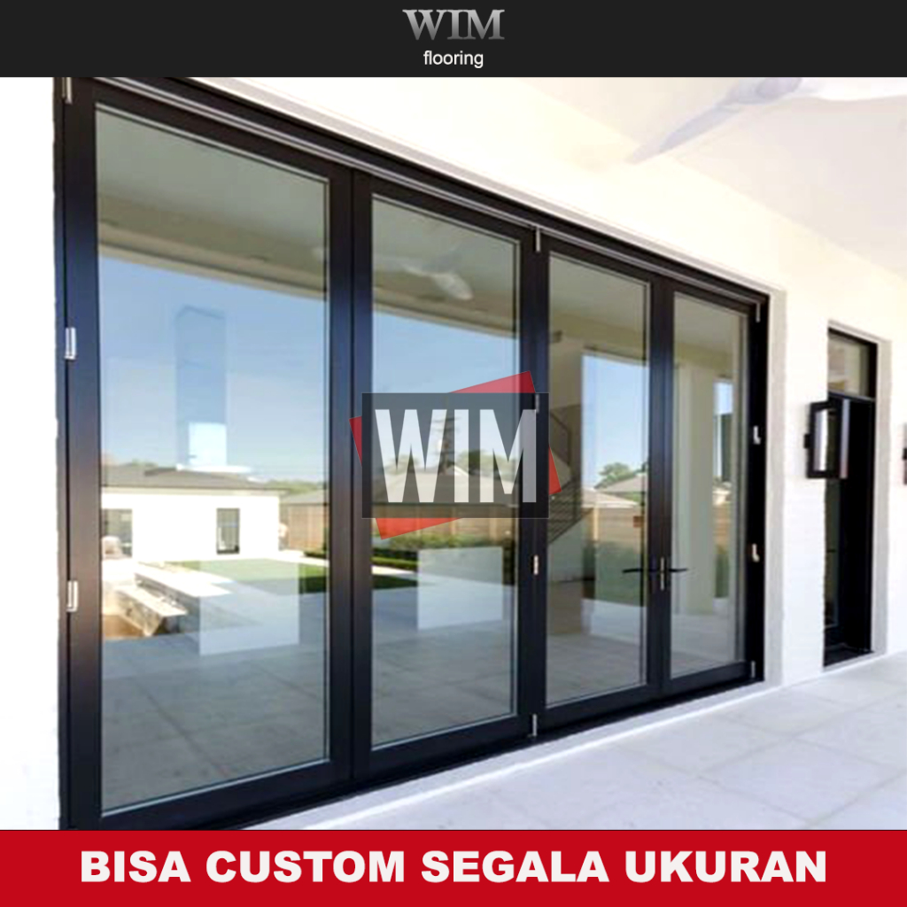 Jendela Alumunium Kaca mati