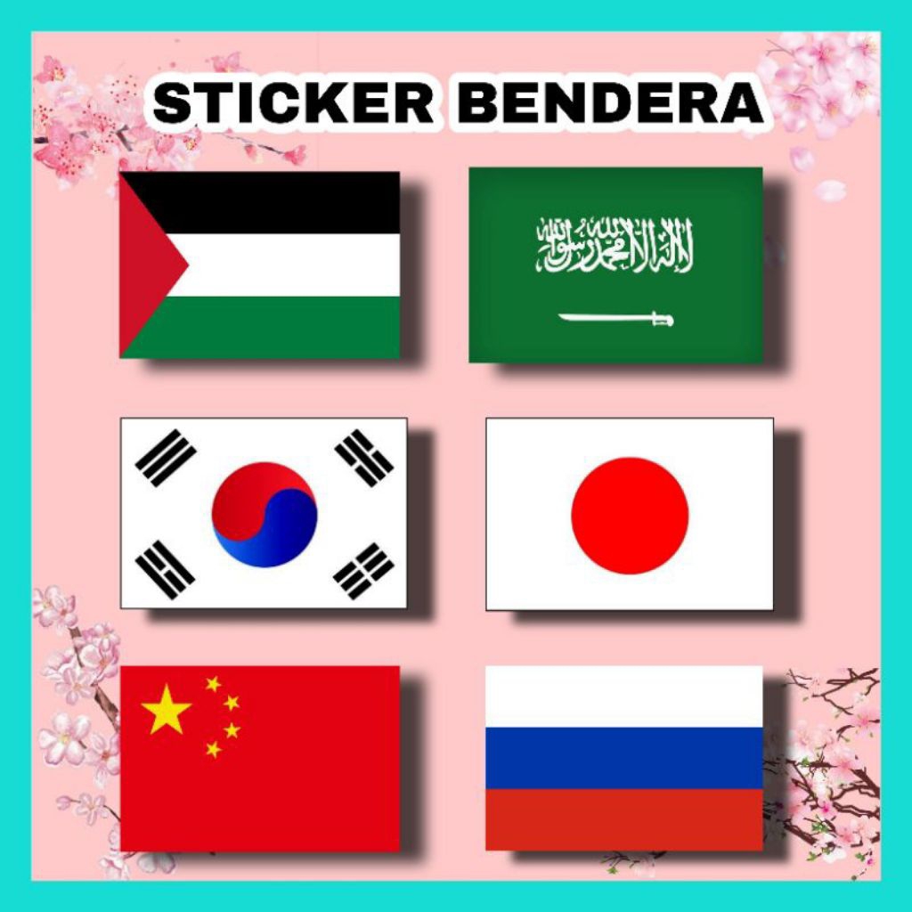 

STICKER BENDERA | COUNTRY NEGARA EROPA ASIA AFRIKA INTERNASIONAL MANCA NEGARA LUAR NEGERI