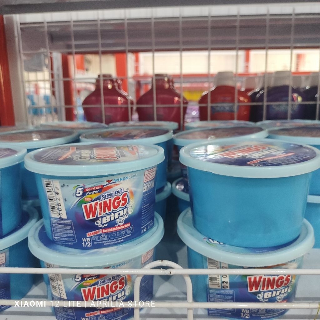 Sabun colek Wings Biru 1/2 340gr