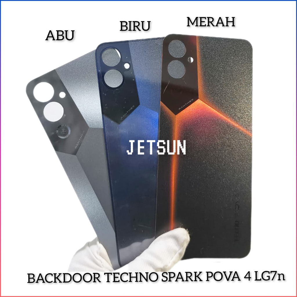 BACKDOOR - BACKCOVER TECHNO SPARK POVA 4 LG7N