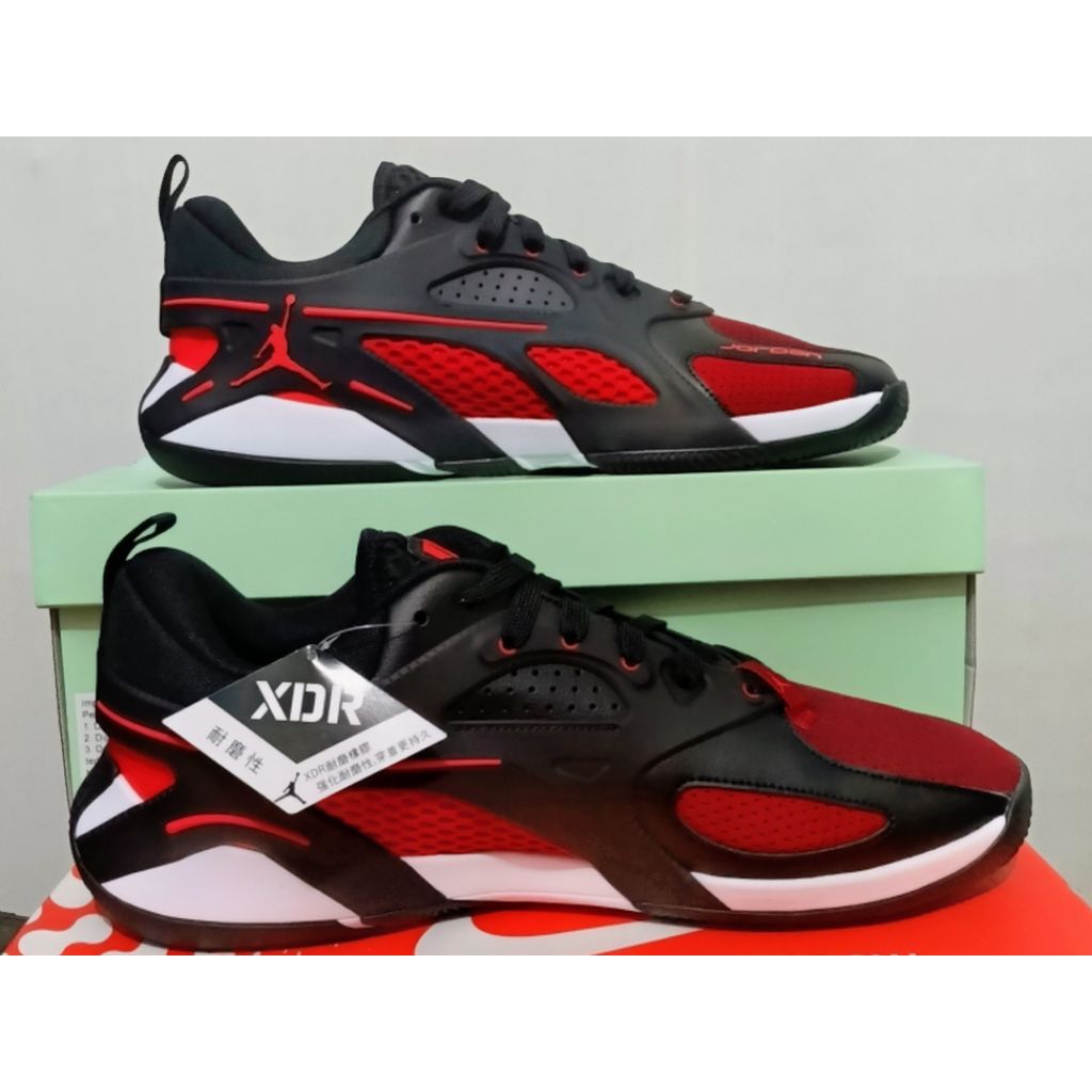 Sepatu Basket Jordan Heir PF Black/Infrared 23 FQ3859 006