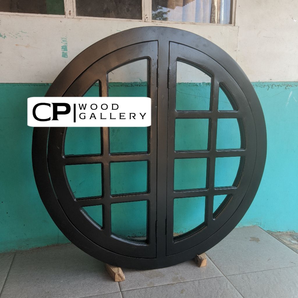 KUSEN JENDELA BULAT MINIMALIS DIAMETER 120cm | KJC-6