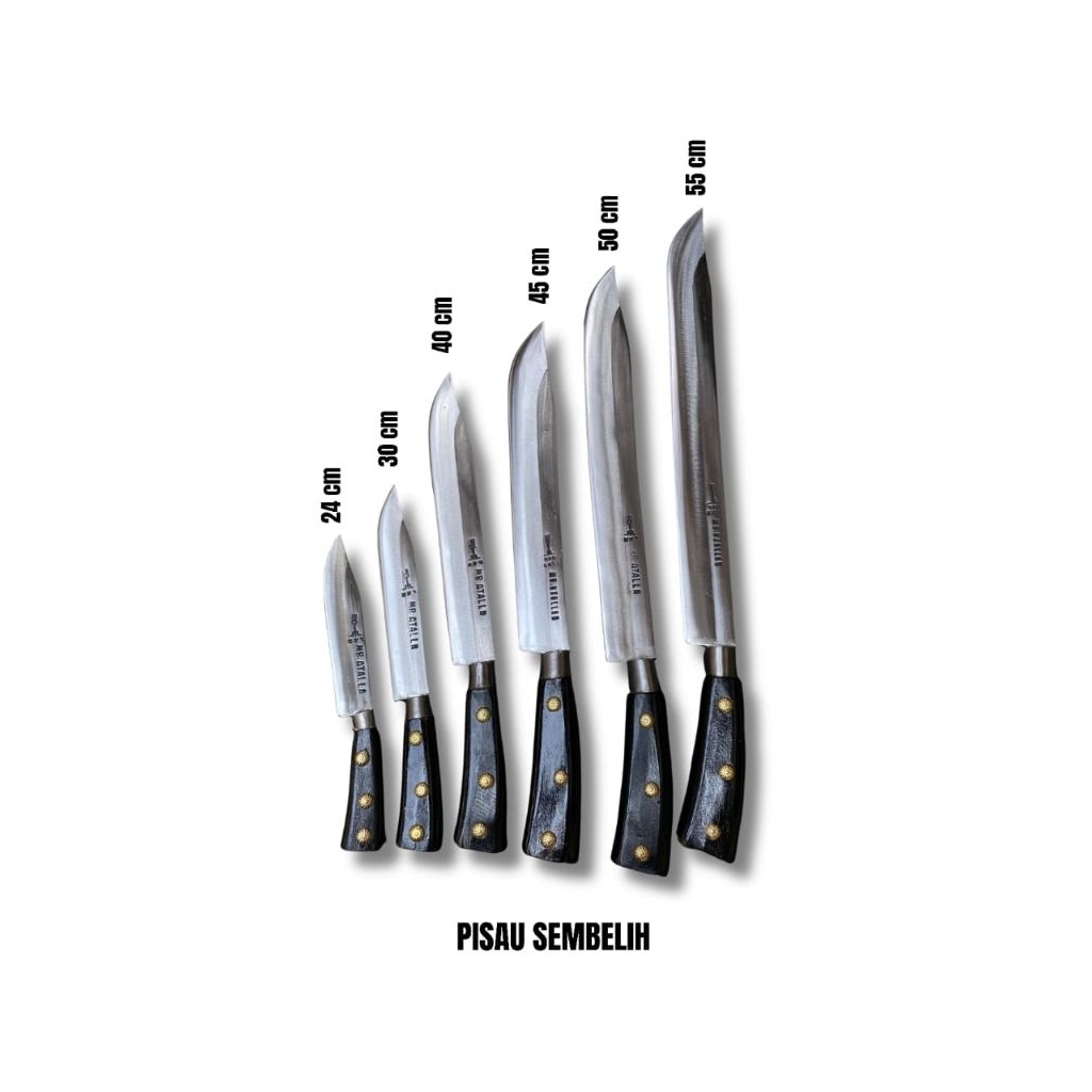 pisau seset daging bervariasi