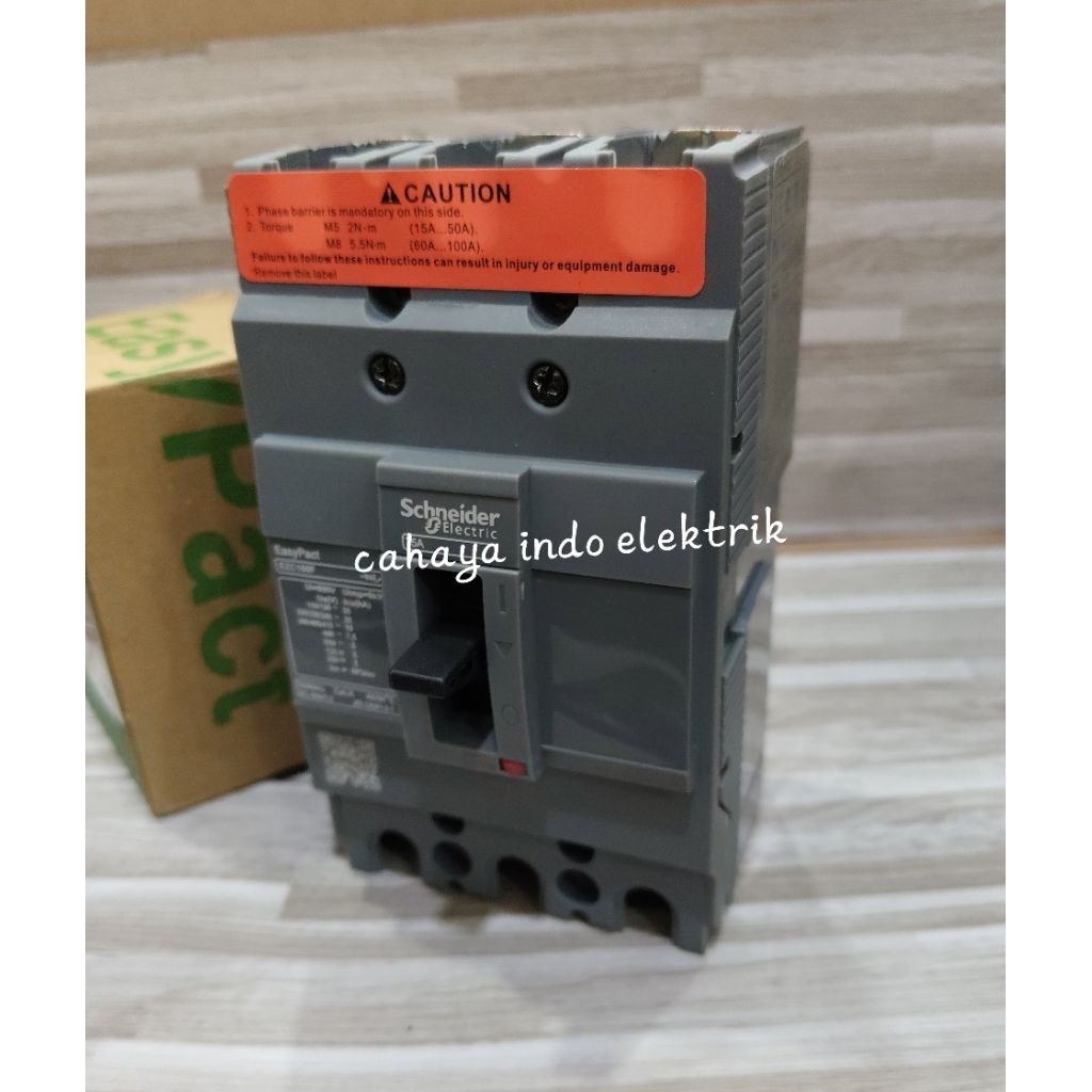 mccb breaker Schneider ezc100f 60a 3p mccb Schneider origina