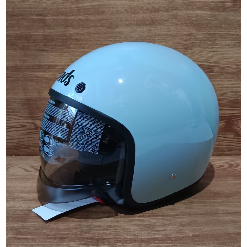 Helm mds magnum solid steel blue