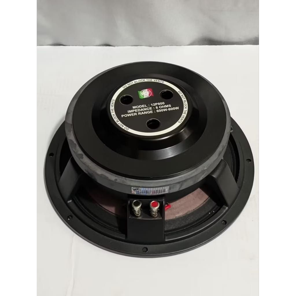 SPEAKER 12 INCH RCF 12P800 SPEAKER RCF12P800 ORIGINAL VOICE COIL 4 INCH 800 WATT SUBLOW