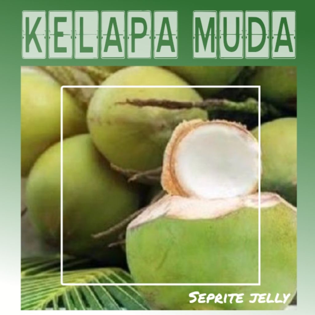 

kelapa muda sprite segar jelly