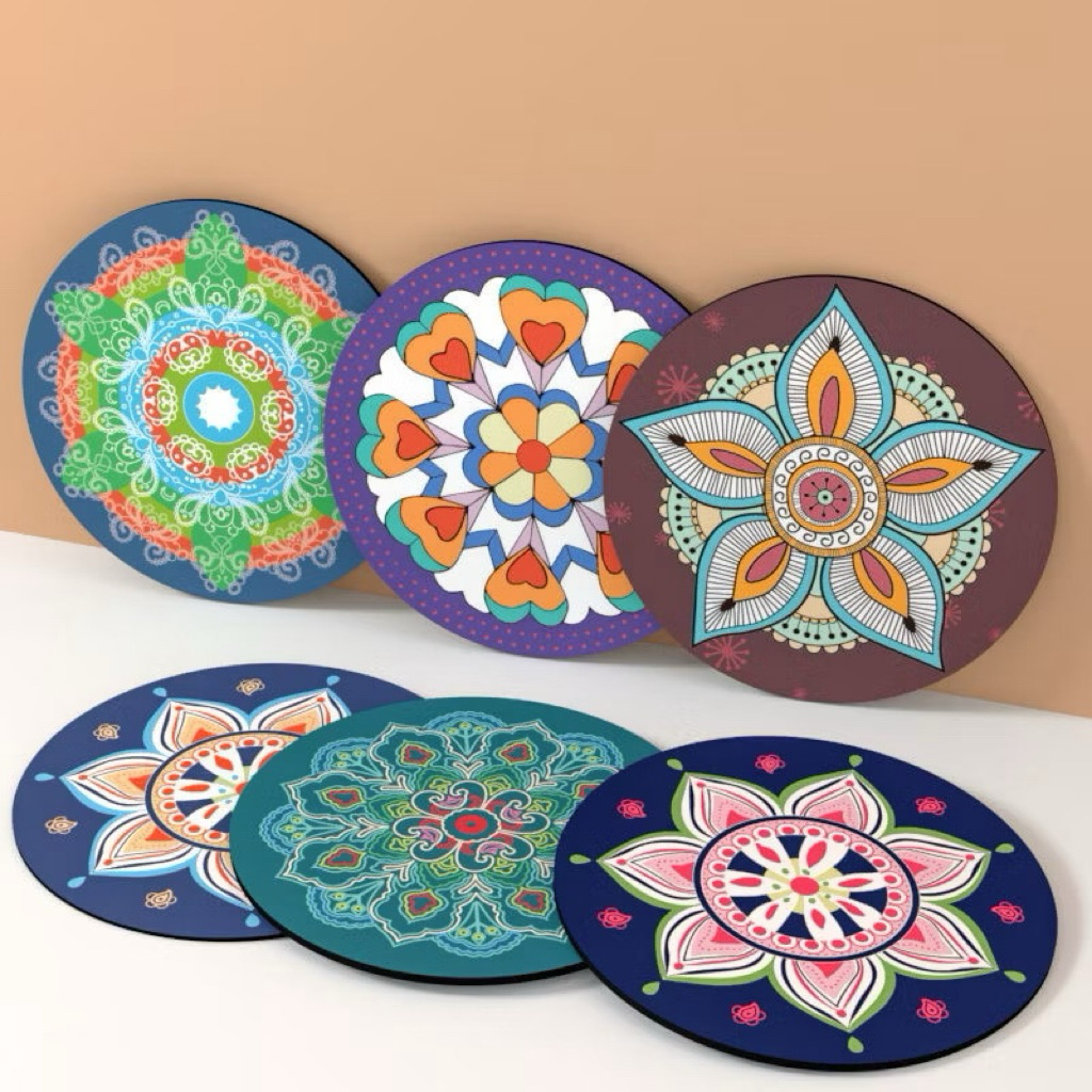 【hot sale】Alas piring dan tatakan gelas, alas meja, taplak meja, tatakan gelas anti air dan minyak, 