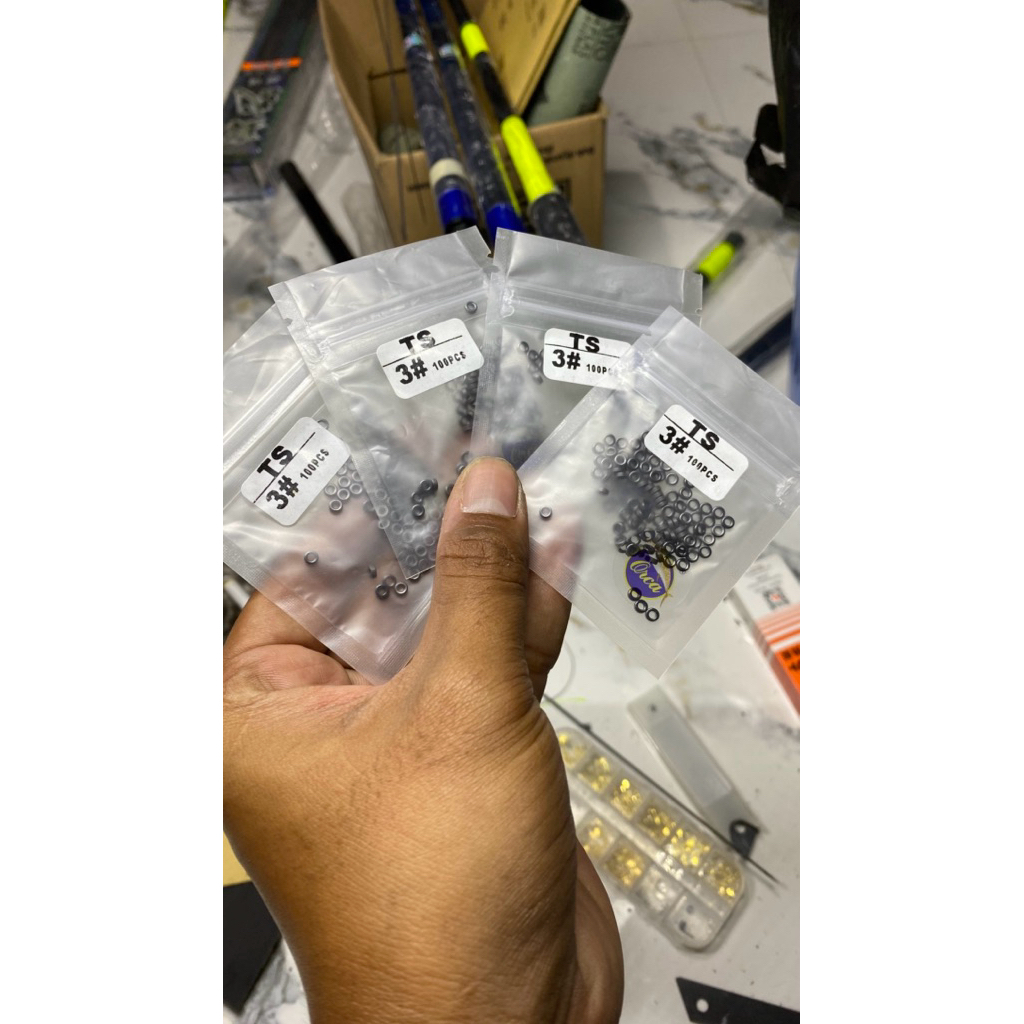 Ring Guide Keramik Size 3 Untuk Kolongan Joran Pancing Custom Tegek 1biji