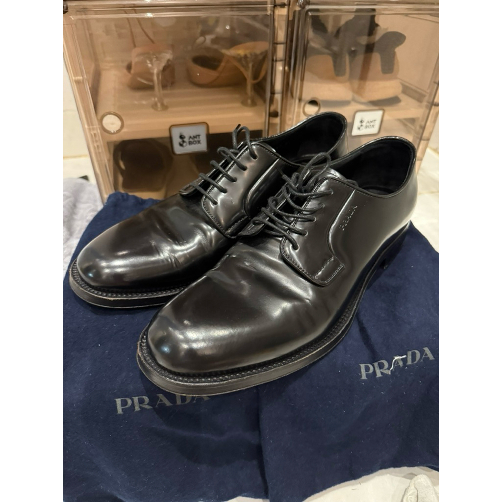Preloved sepatu pantovel pria Prada man shoes 8,5