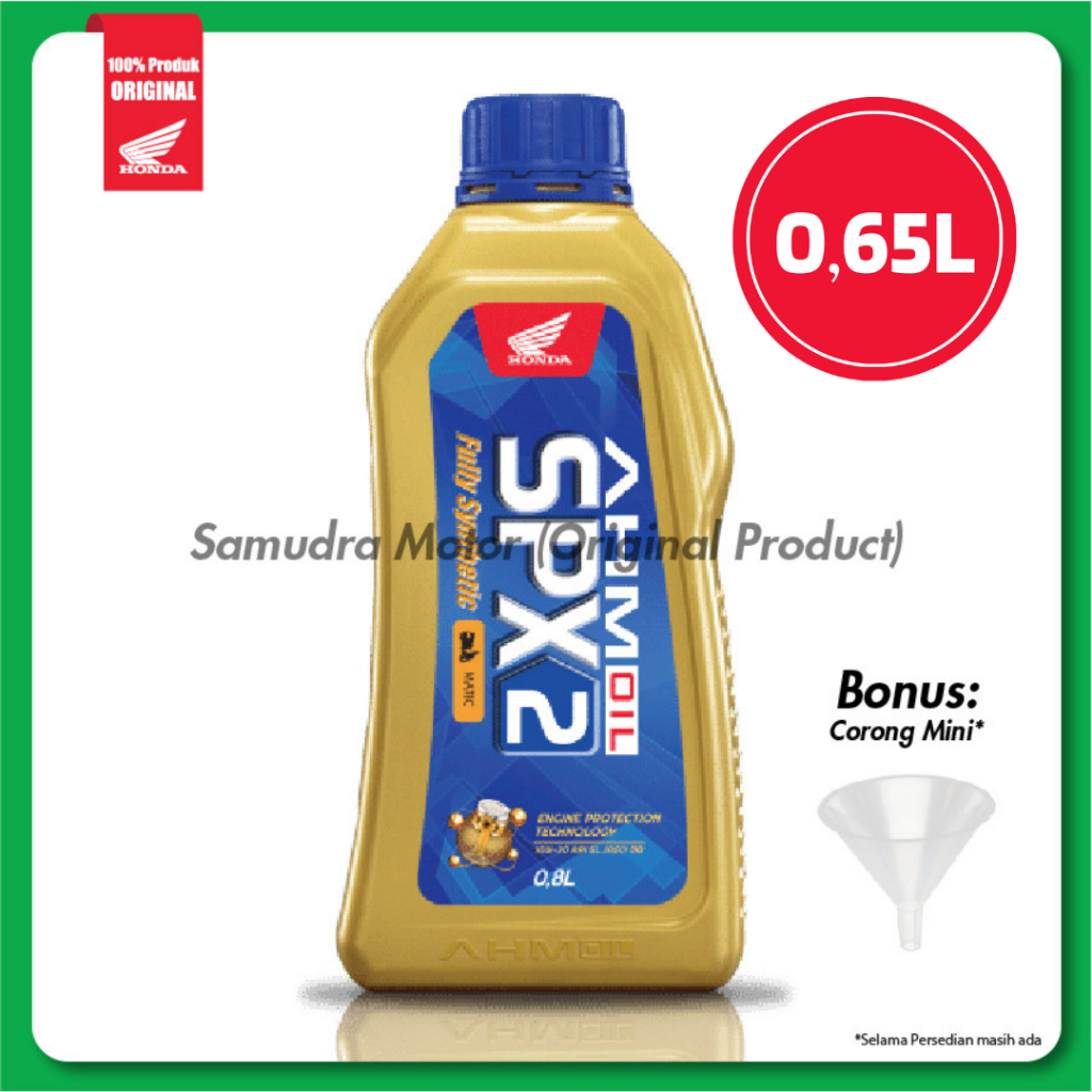 Oli AHM SPX2 0.65L SPX 2 0.65 L 0,65L BeAT Genio Scoopy 2021