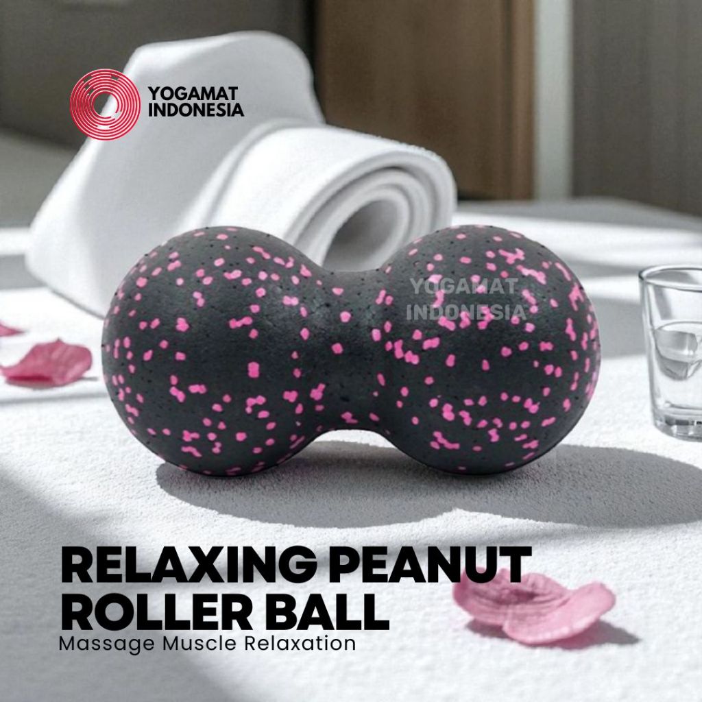 Double Ball Massage Therapy Ball Relaxing Peanut Roller Ball / Peanut Massage Ball / Bola Yoga