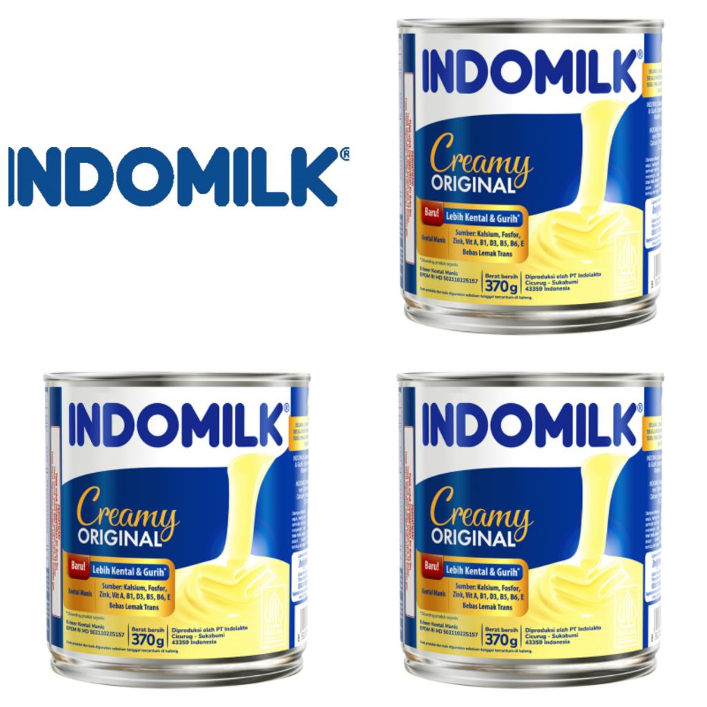 

Indomilk Krimer Kental Manis Putih Kaleng 370 Gr