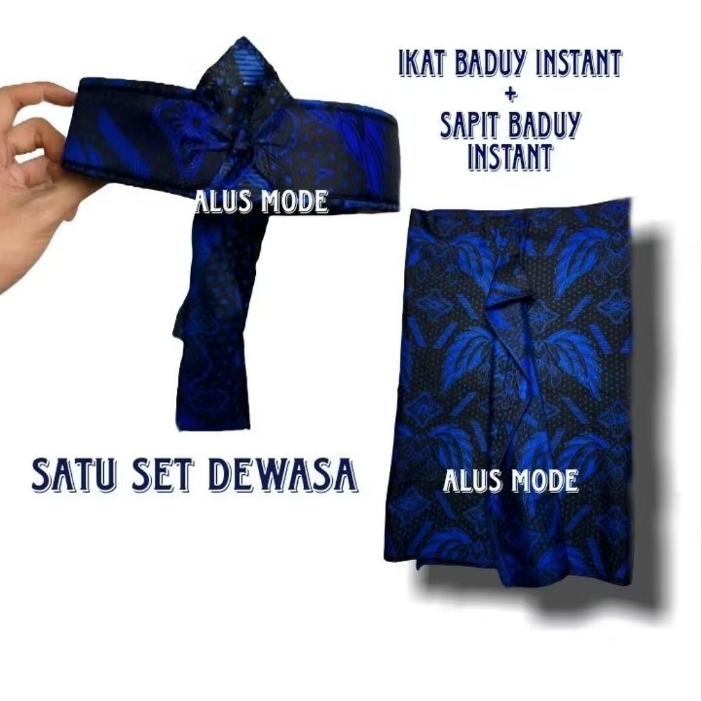 Sapit Urang Dan Ikat Kepala Instan Badui Sapit Urang dan Blangkon Baduy Sapit Urang Karnaval Sapit U