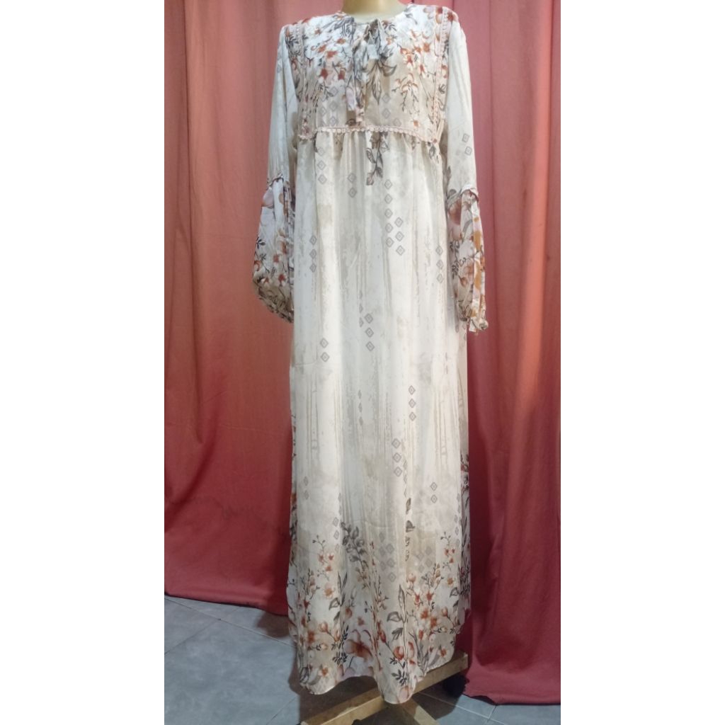 Gamis Sifon Bunga LD 105