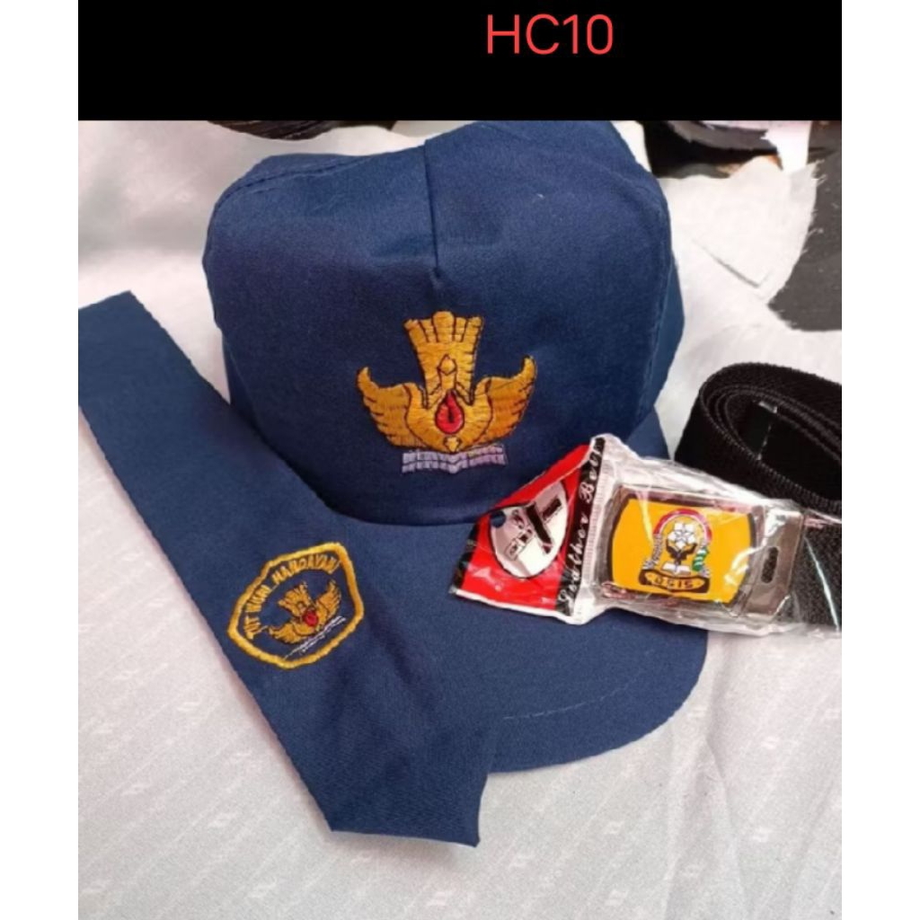 PAKET TOPI SMP POLOS DASI SABUK(TDS)TOPI DASI SABUK